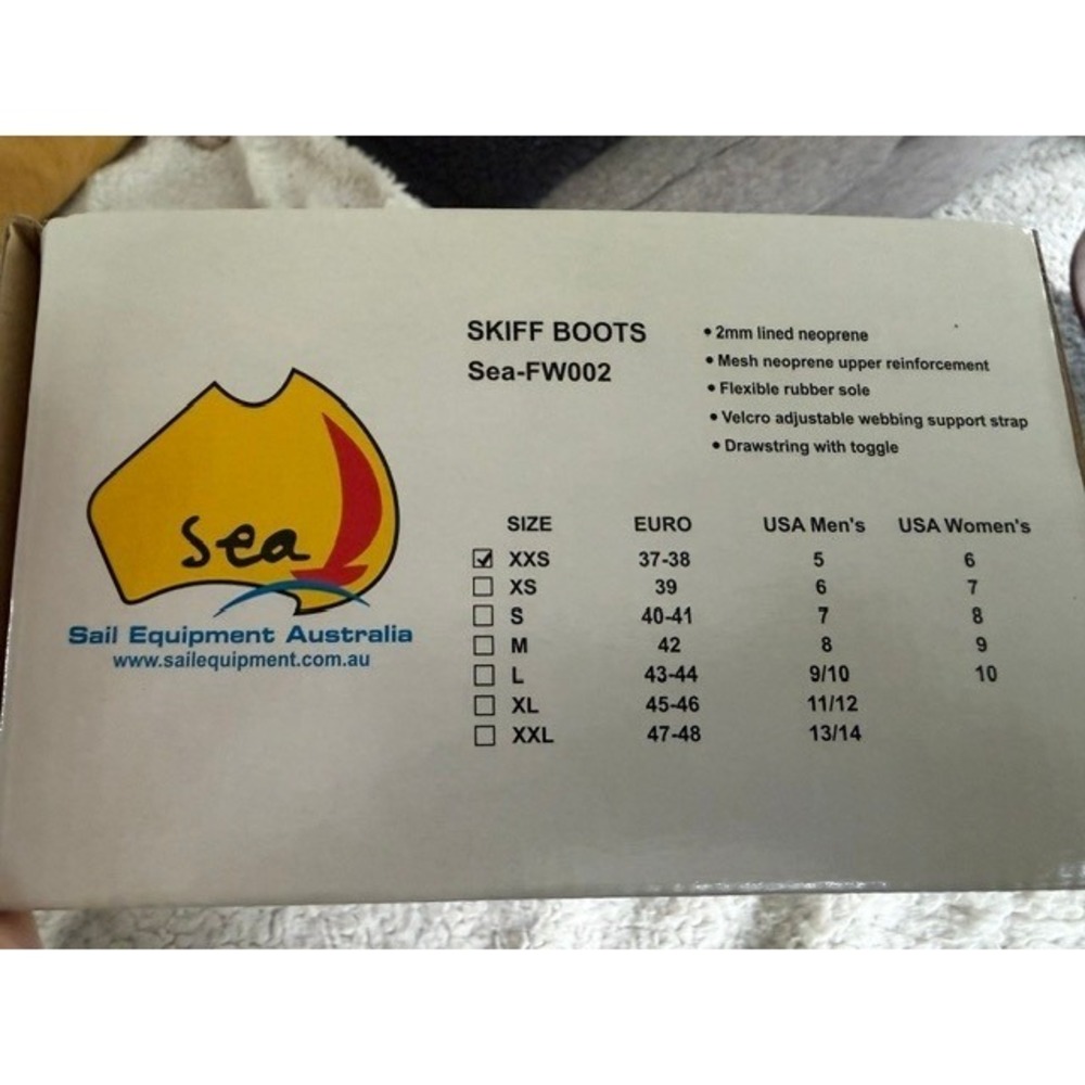 NEW Sea Sail Equipment Australia Skiff Boots Sea-FW002 Kids XXS US 5/6